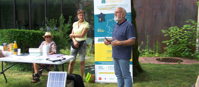 L'Association "Energie Citoyenne Pays Porte de Gascogne" informe les habitants