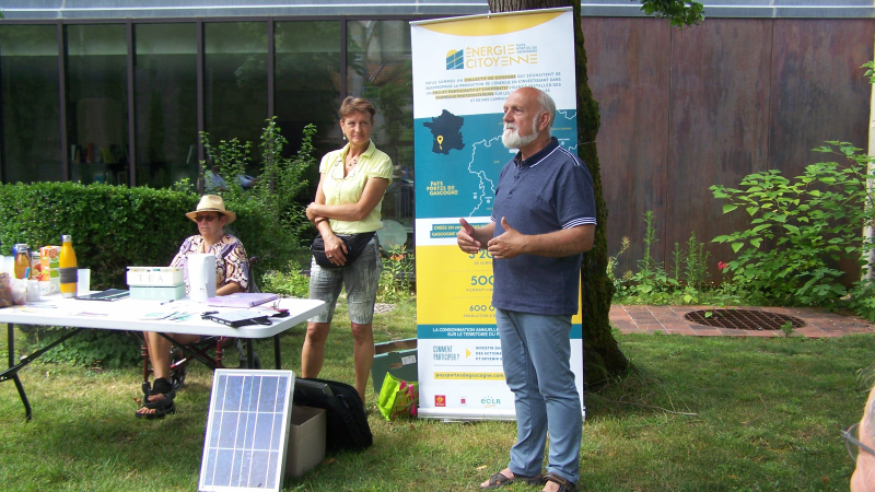 L'Association "Energie Citoyenne Pays Porte de Gascogne" informe les habitants