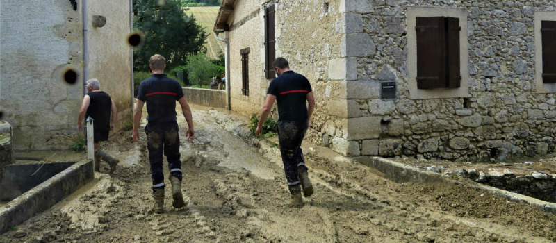 Dispositifs de soutien aux sinistrés des intempéries récentes 
