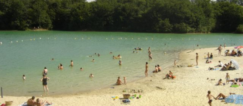 Baignade autorisée au lac de Lupiac