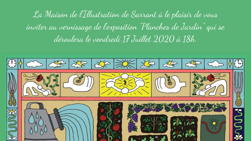 Invitation à la maison des Illustrations de Sarrant