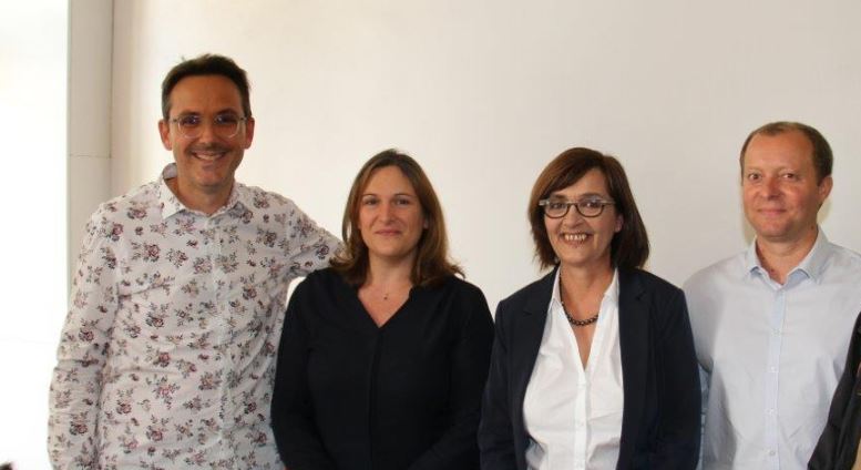 Alexandre Baudouin, Frédérique Brossard, Cécile Laurent et Benoît Auprêtre de Lagenest