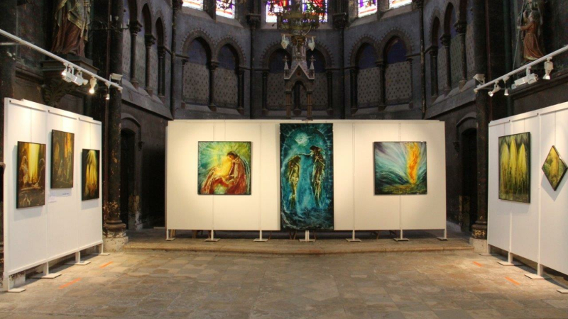 Sept artistes s'installent pour trois semaines à l'Espace Saint-Michel