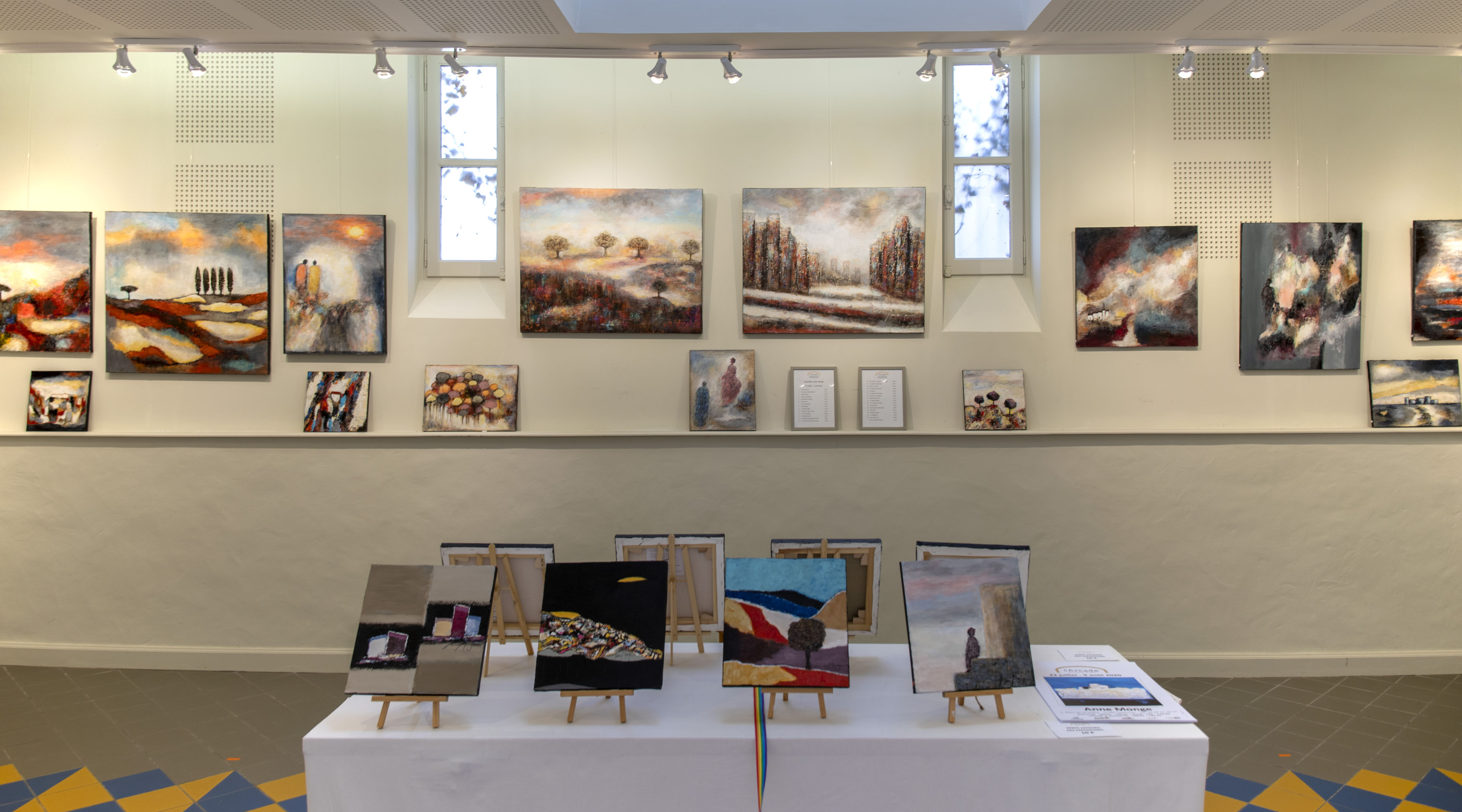 A l'entrée de la galerie, petit tour d'horizon de l'exposition