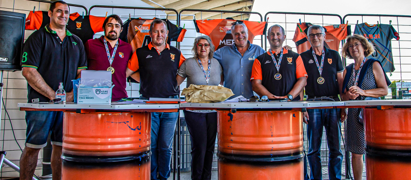 Des médailles pour des dirigeants du rugby de Nogaro 