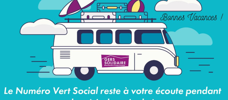 Le Numéro Vert Social toujours à l'écoute même pendant les vacances !