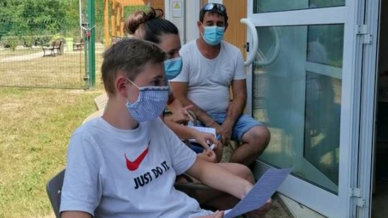 Ils ont visité les résidents de l'EHPAD