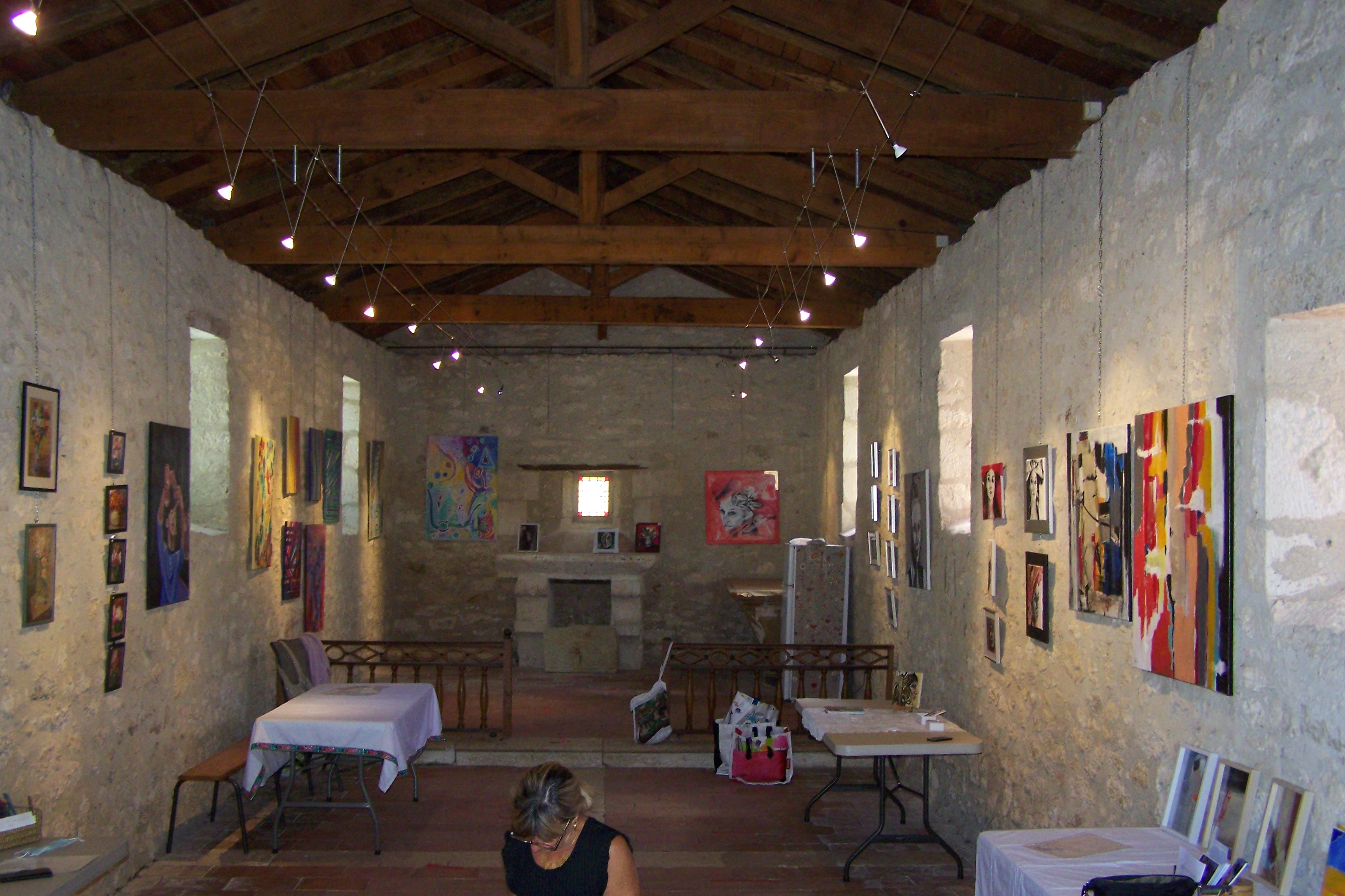 Installation de l'exposition