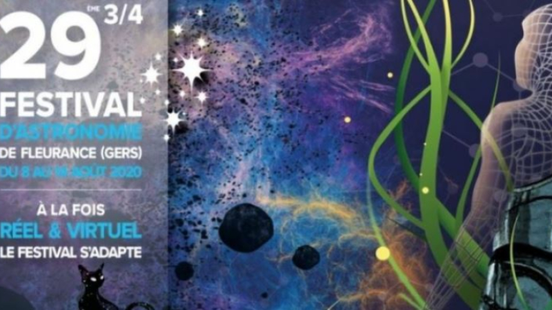 Festival d’astronomie de Fleurance réinventé en réalité virtuelle de près ou de loin.