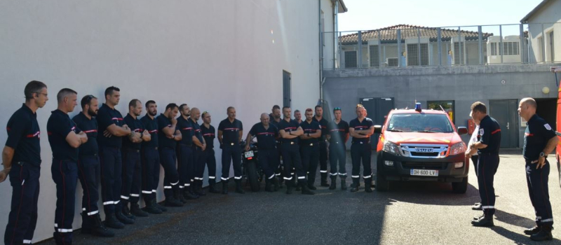 Les pompiers gersois de retour de mission