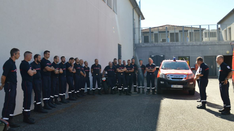 Les pompiers gersois de retour de mission