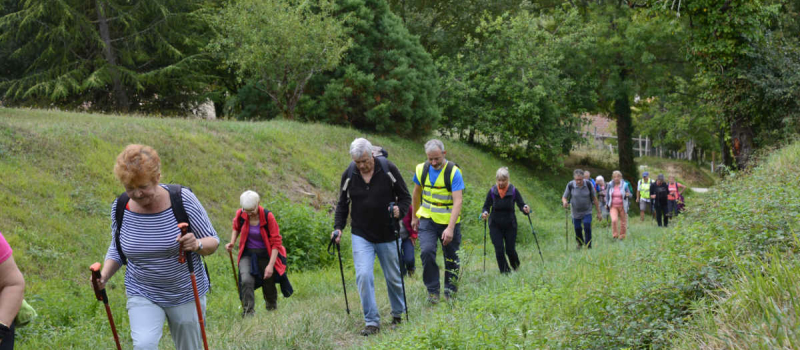 Remise en jambes pour les randonneurs de Lagardère
