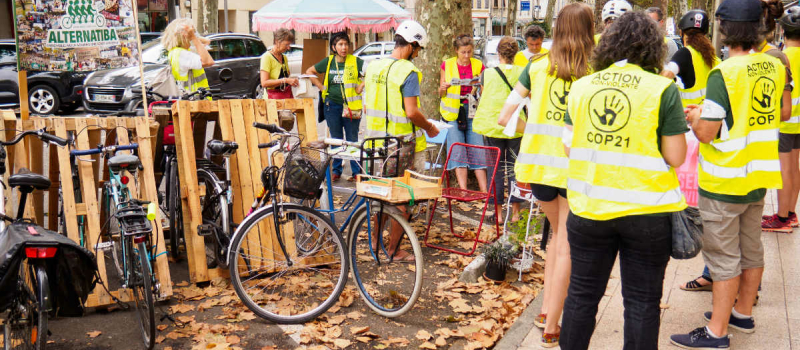 Le collectif Alternatives Territoriales milite pour un stationnement différent en centre ville
