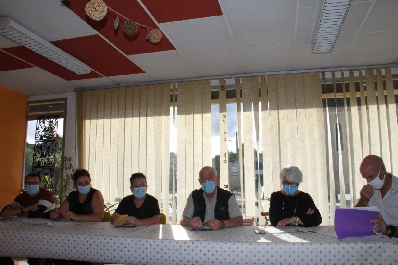 Dimitri Dèche, Elisabeth Delmas, Nathalie Pibernat, Jean Cauboue, Gisèle Biemouret et Thierry Sanchez - Photos Marc Le Saux