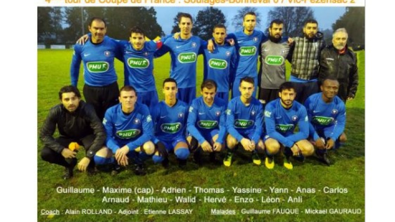 UAV football : victoire en 4ème tour de Coupe de France 2 à 0 !