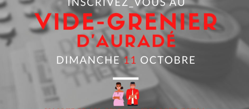 Vide grenier du 11 octobre