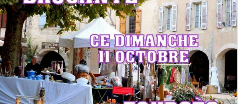 Brocante à Fourcès