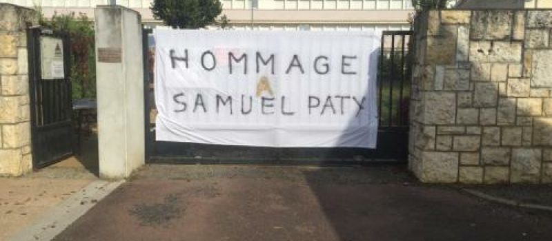 Hommage national à Samuel Paty : rassemblement citoyen ce mercredi 21octobre à 18h30