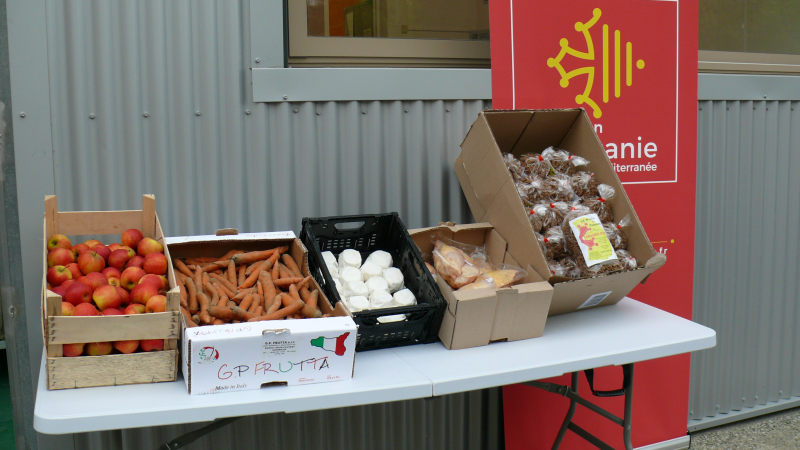 La Région Occitanie solidaire de la Banque alimentaire
