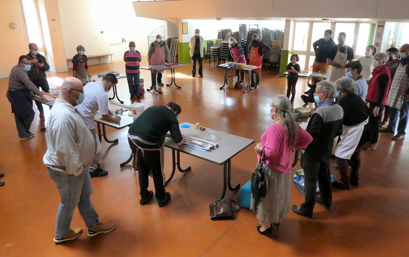 Quand la salle des fêtes ^rend un air de fournil