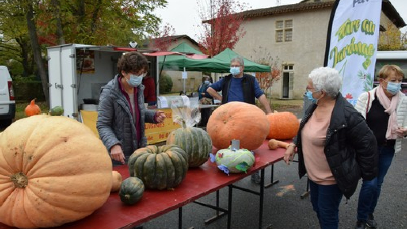 La fête de la citrouille - un beau succès de sympathie.