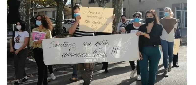 Les commerçants vicois en détresse mais solidaires donnent de la voix!