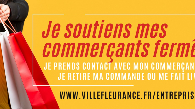 La municipalité soutient ses commerçants!