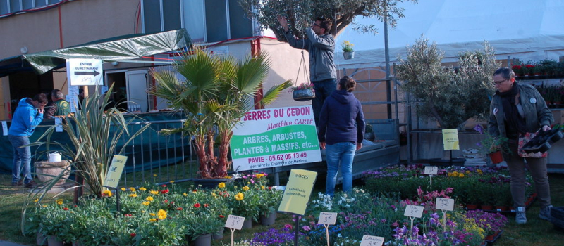 La Foire au Jardinage solidaire avec ses exposants.