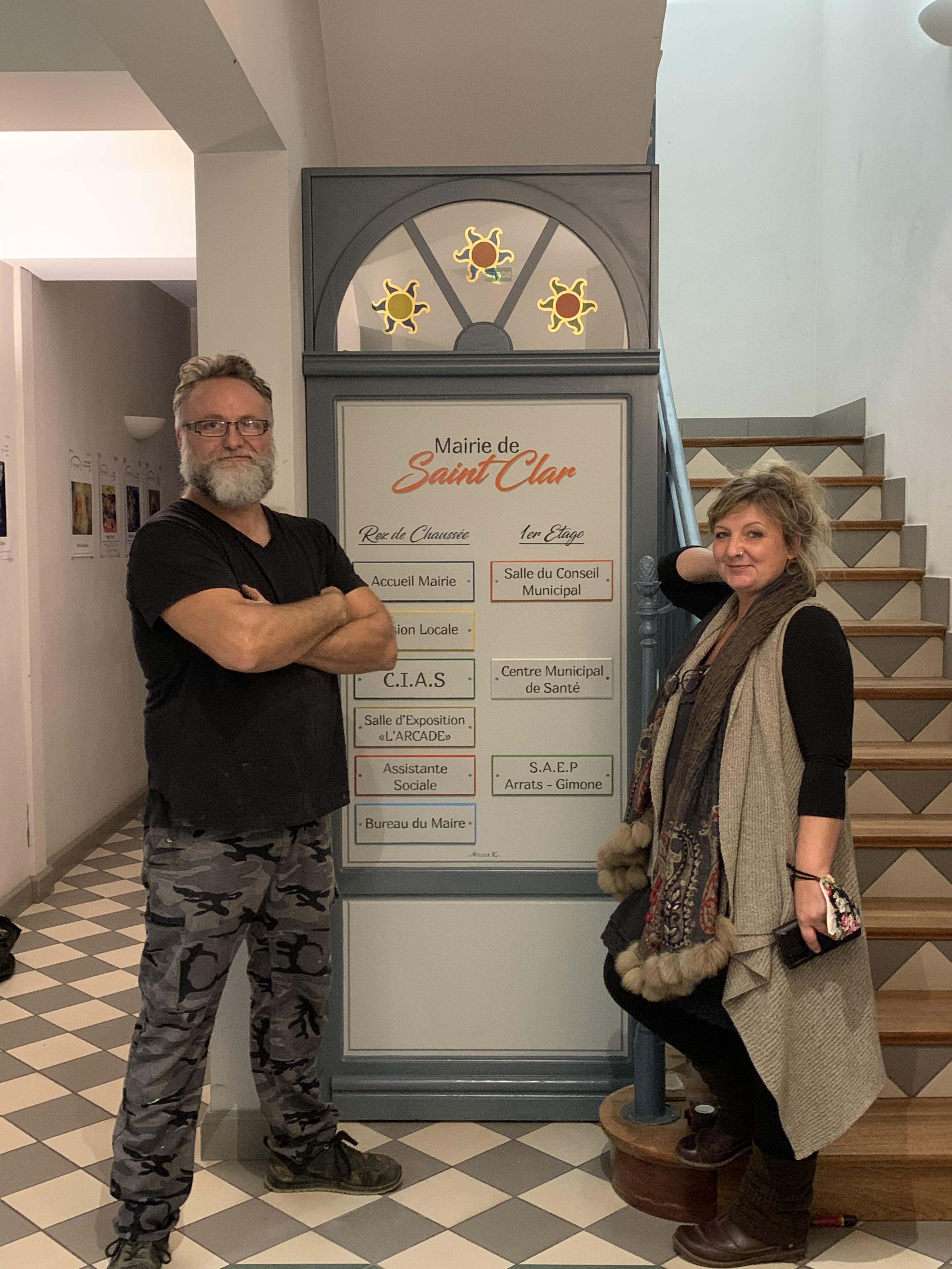 Le panneau signalétique
