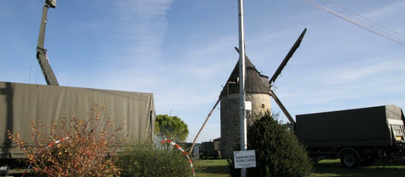 Un camp militaire provisoire au Moussaron