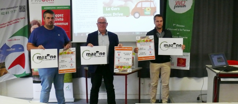 Le drive fermier gersois est en ligne sous la bannière "Gmazonne, je consomme Gers !"