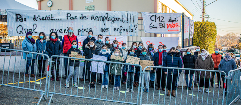 Succès de la manif des parents à l’école de Nogaro : un maître est affecté au CM2 (mis à jour)