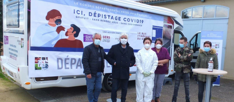 "Le bus tests" s'est installé en Baïse Armagnac