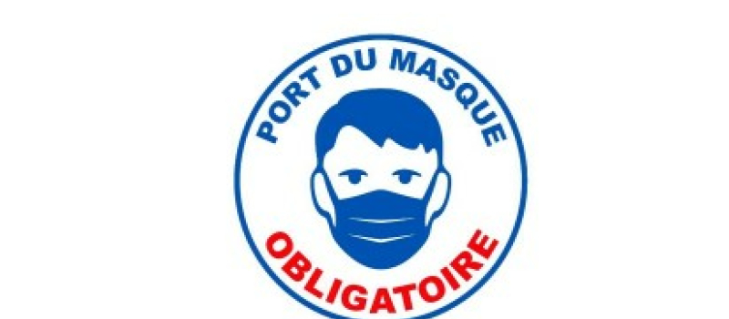 Port du masque obligatoire dès mercredi 9 décembre dans tout l'espace public