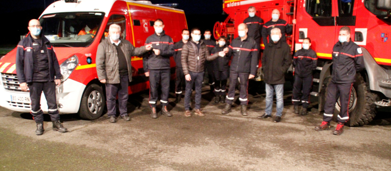 Deux nouveaux véhicules pour les sapeurs-pompiers de Villecomtal