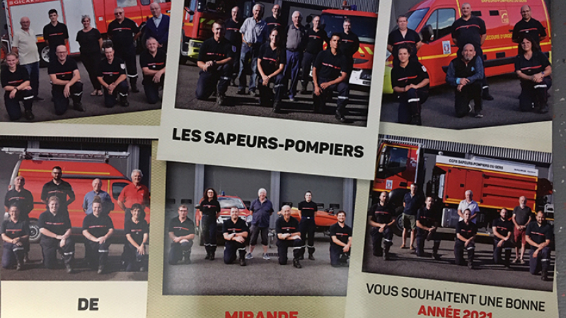 Les pompiers entament leur tournée " calendrier "
