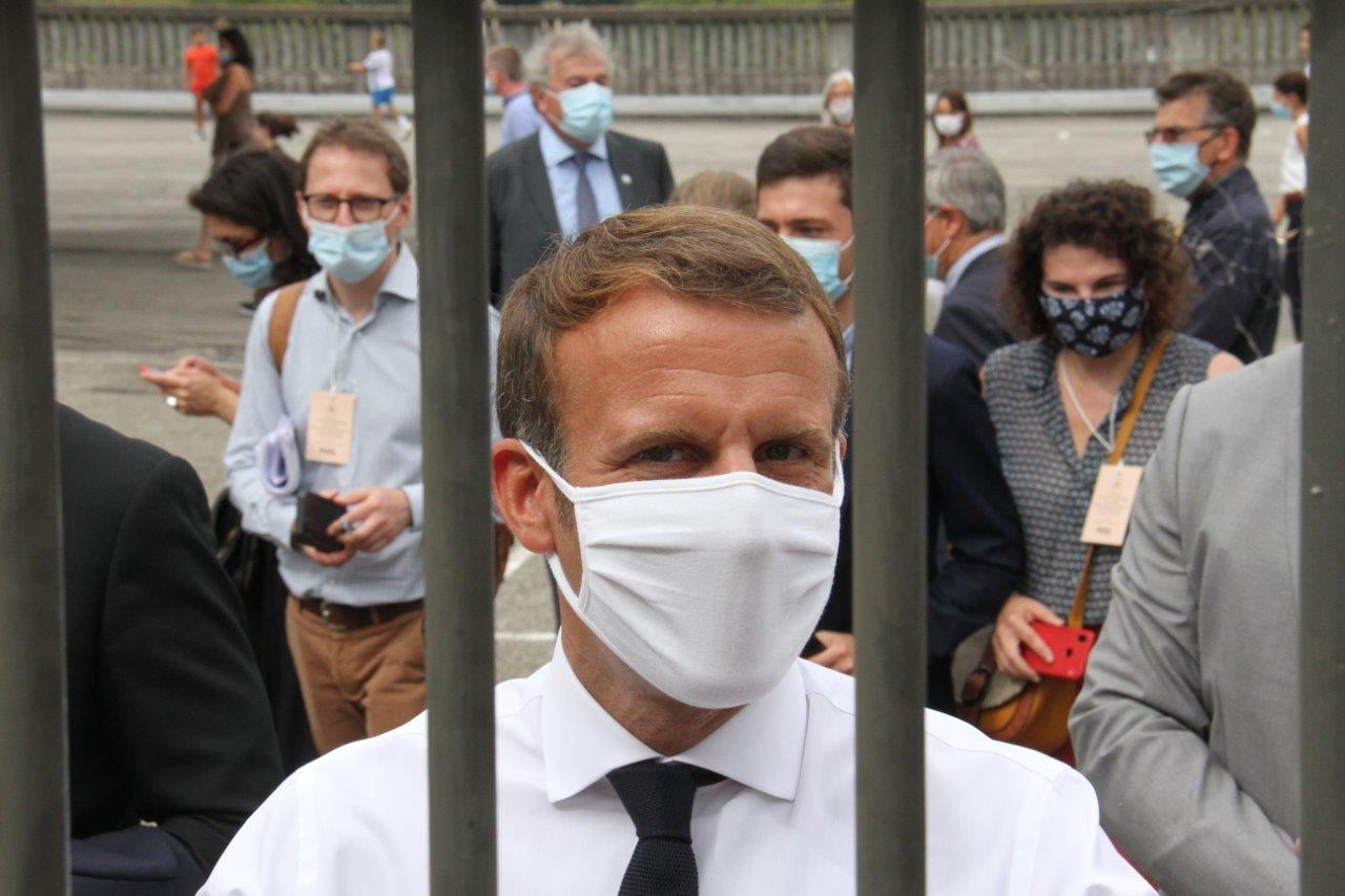 Emmanuel Macron à Condom - Photo Marc Le Saux