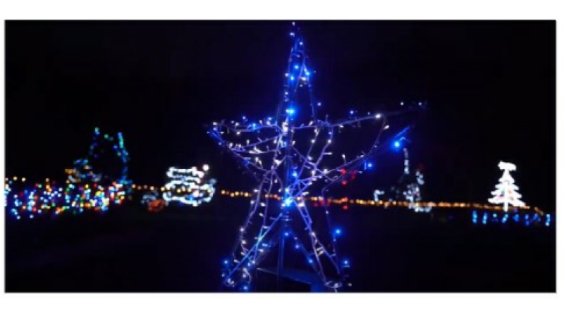 La magie de Noël en lumières chez la famille Duprat à Cassaigne