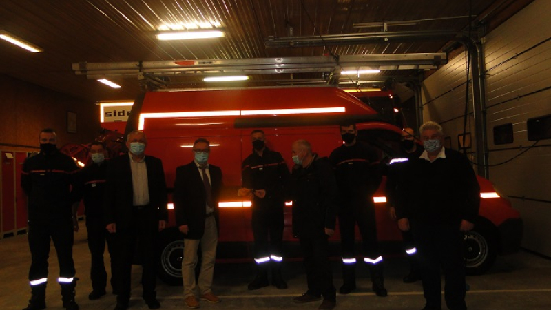 Nouveau véhicule pour le centre de secours de Mauvezin