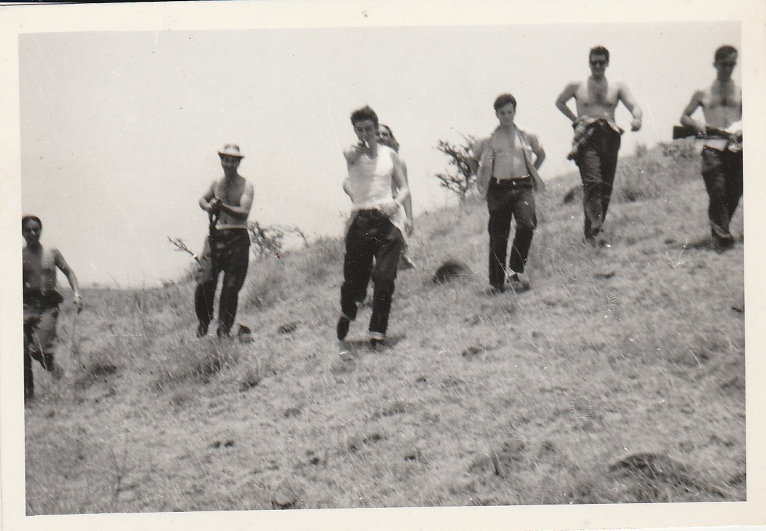 Octavio Alberola en exercice guérilla à Mexico en 1959 - Photo DR