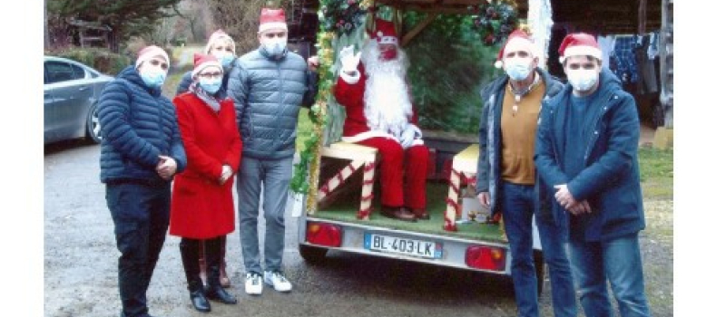 Le père Noël à la rencontre des enfants de Roquebrune  !