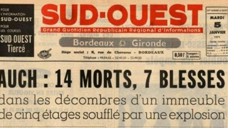 Il y a 50 ans l'immeuble "Gresse" était soufflé faisant 14 morts et 7 blessés
