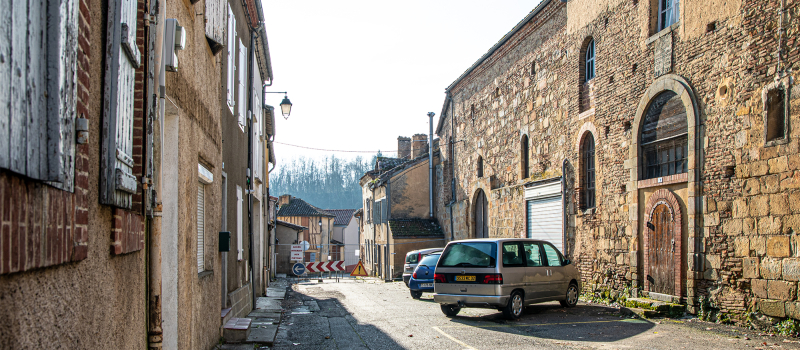 La rue des Pénitents barrée à Nogaro  