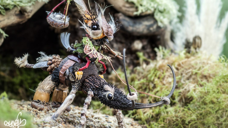 Le land art miniature de Sylvain Trabut