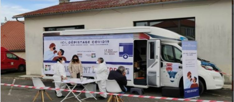 Les prochains bus tests PCR de cette semaine