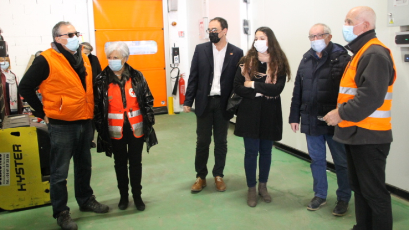 Remise de don du Rotary-Club pour les maraudes de la Croix-Rouge