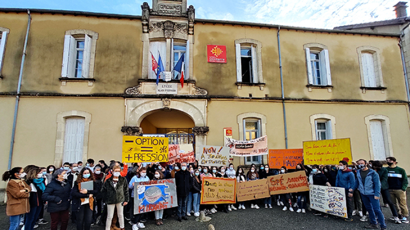 Philippe Martin solidaire des enseignants et des parents d’élèves  du collège et du lycée de Mirande