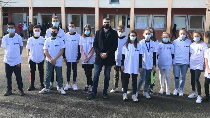 Remise des récompenses pour le "Challenge 2K UNSS"