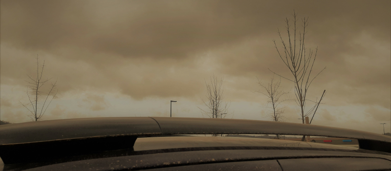 Une pluie de sable samedi matin !