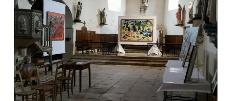 La Cimaise Armagnacaise: repeindre l’église pour améliorer l’exposition 2021